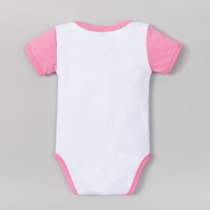 Боди детское для девочки "Символ года", рост 62-68 см, 3-6 мес (22 р-р), 100% хл, интерлок