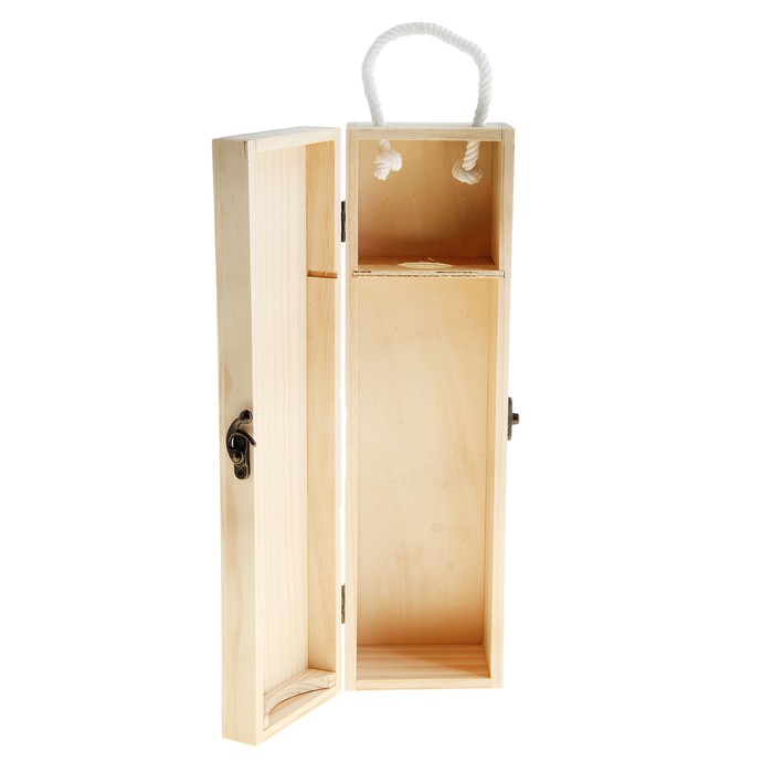 Шкатулка под бутыль деревянная для росписи