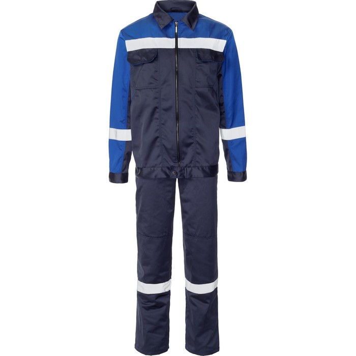 Костюм рабочий Специалист синий с СВО, размер 44-46, рост 158-164