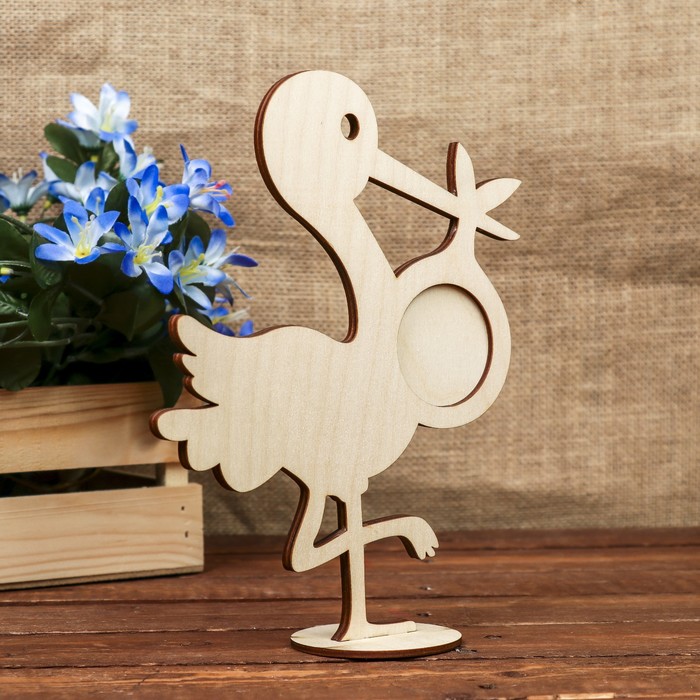 Фоторамка для фото 5х5 см "Аисты" 18х22,5 см