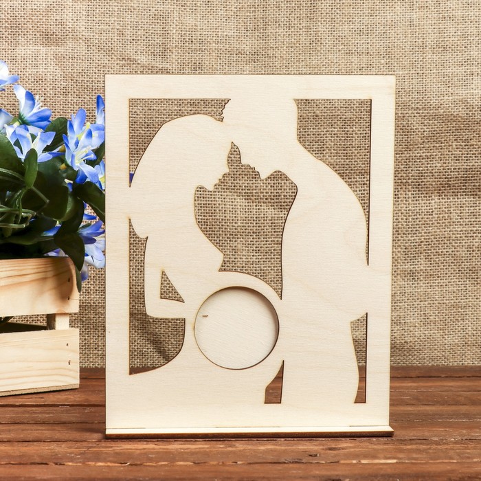 Фоторамка для фото 5х5 см "Семейная фотография" 17х21 см