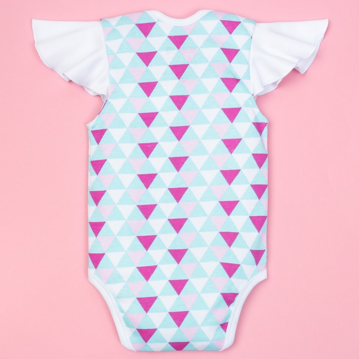 Боди детское Крошка Я "Фрукты", рост 74-80см (9-12мес)