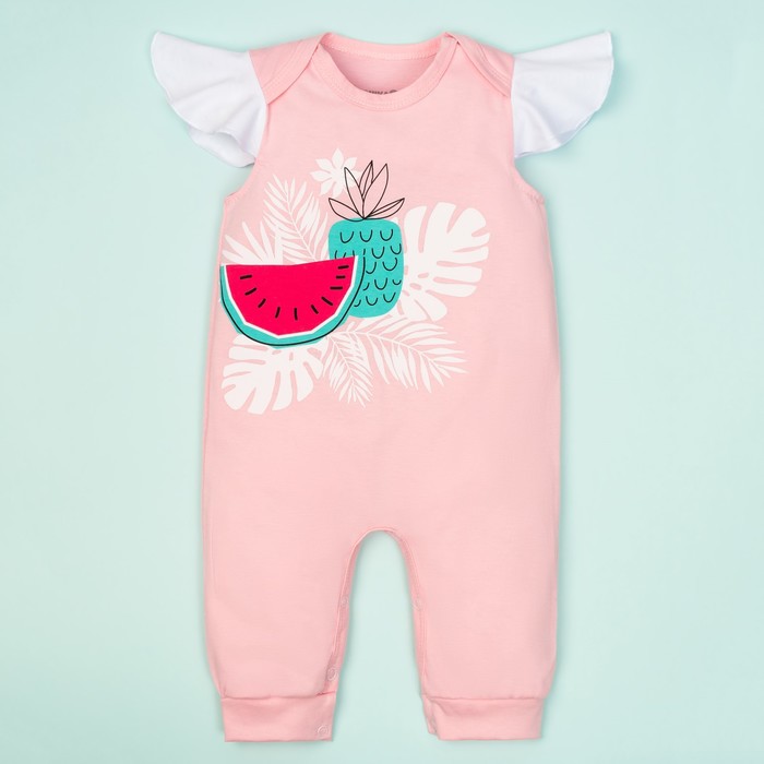 Комбинезон детский Крошка Я "Фрукты", рост 86-92см (1,5-2 года)