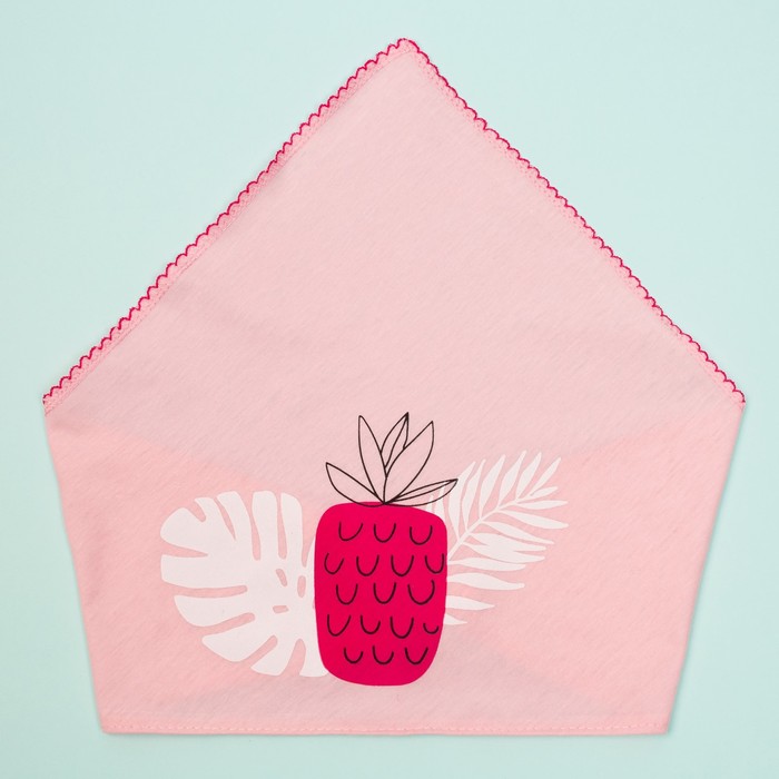 Чепчик (косынка) Крошка Я "Фрукты" р-р 42 (3-6 мес)