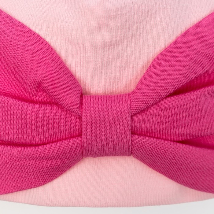 Шапочка с бантом Крошка Я "Фрукты" р-р 44 (6 мес)