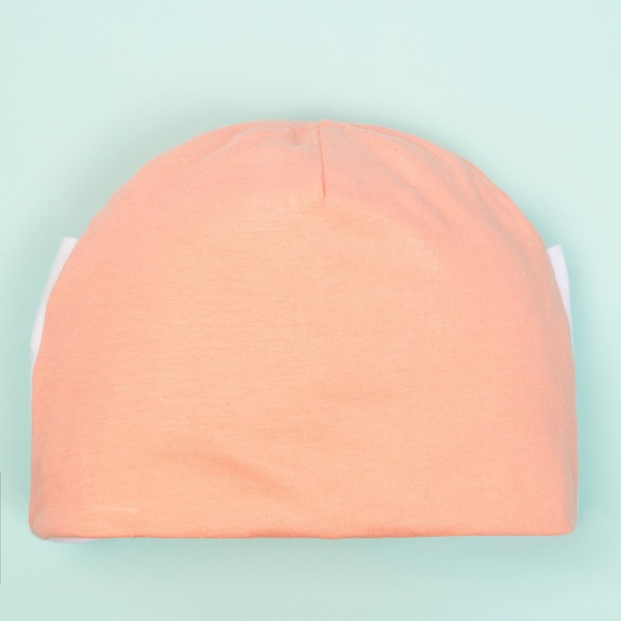 Шапочка с бантом Крошка Я "Тропики" р-р 44 (6 мес)