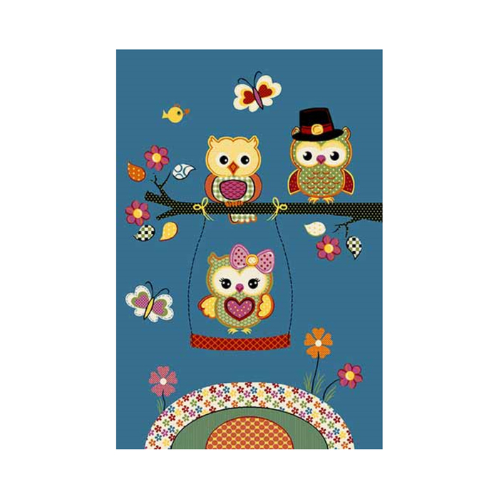 Ковер Fraise CRYSTAL 2740, 2*3 м, прямоугольный, BLUE