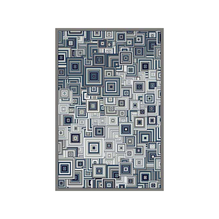 Ковёр БЦФ ПП SILVER d239, 1,5*1,9 м, прямоугольный, GRAY-BLUE