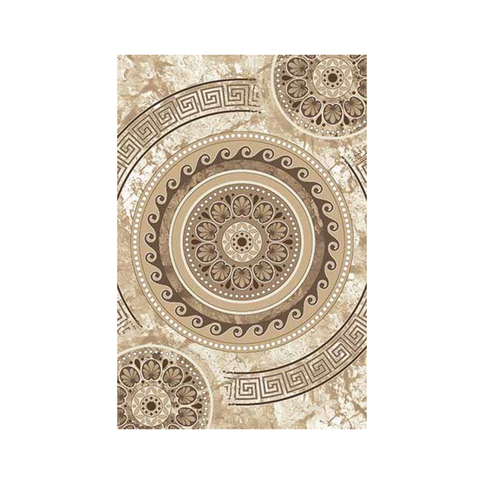 Ковёр Хит-Сет ПП VALENCIA DELUXE d300, 1,5*2,3 м, прямоугольный, CREAM-BROWN