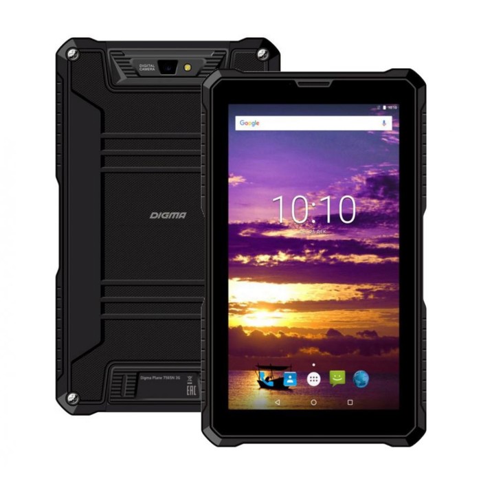 Планшет Digma Plane 7565N 3G SC7731C 1Gb/16Gb 7&quot; 1024x600 3G Android 7.0 2Mp/0.3Mp черный