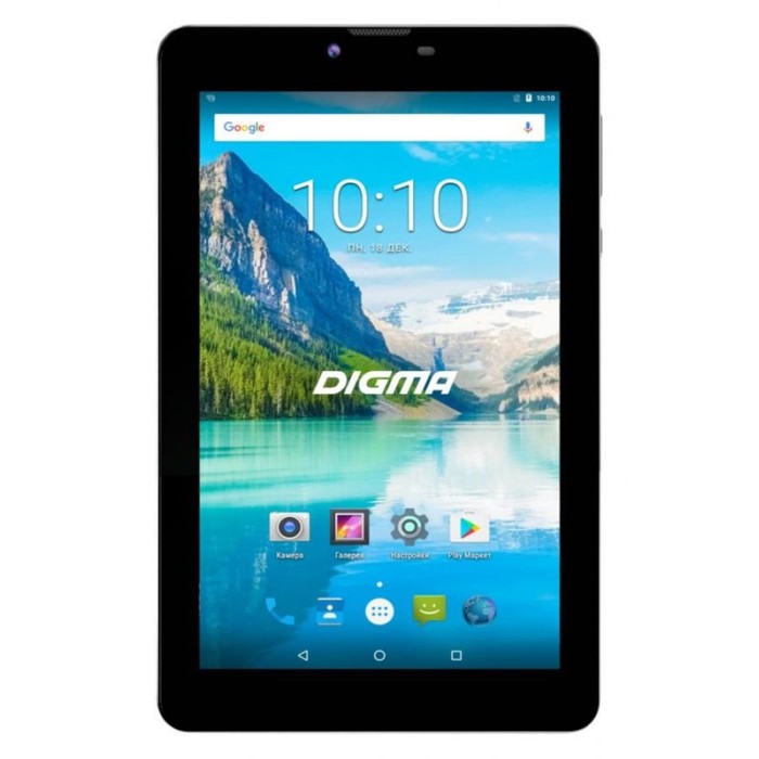Планшет Digma Plane 7574S 4G SC9832 1Gb/8Gb 7" 1280x800 LTE Android 7.0 2Mp/0.3Mp черный