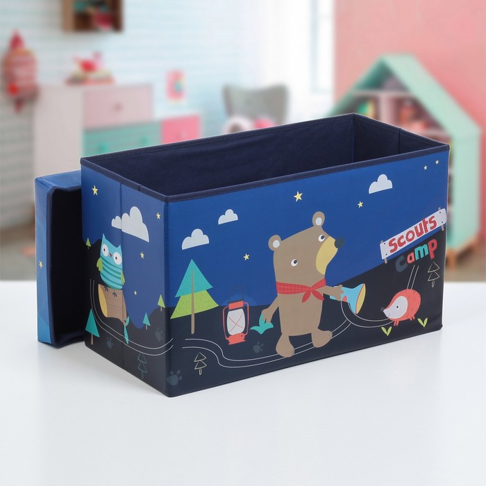 Короб для хранения 60x30x36 см "Лесные жители"