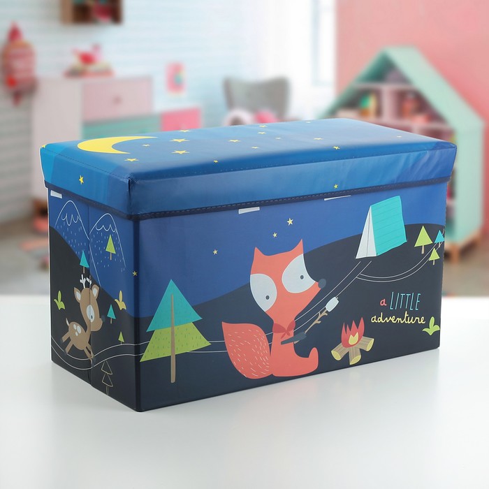 Короб для хранения 60x30x36 см "Лесные жители"