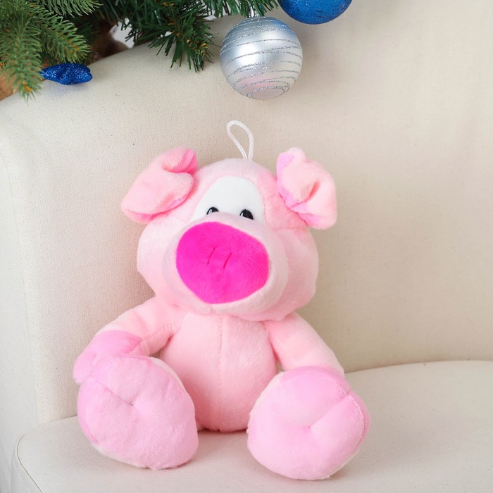 Мягкая игрушка "Хрюша большие лапки" с подвесом