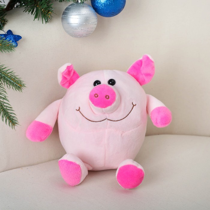 Мягкая игрушка "Улыбчивый свин"