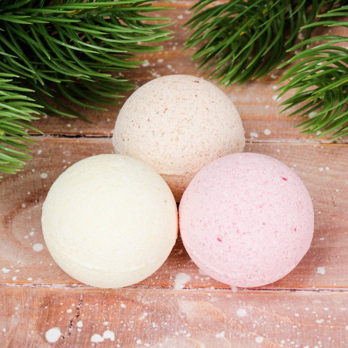 Бомбочки для ванн "Успеха в Новом году!", 3 шт.