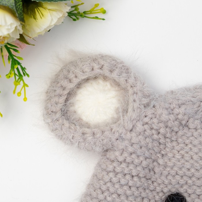 Шапка детская MINAKU «Мишутка», размер 50, цвет серый