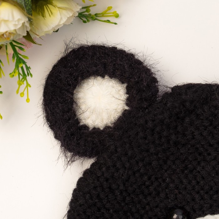 Шапка детская MINAKU "Мишутка", размер 50, цвет чёрный