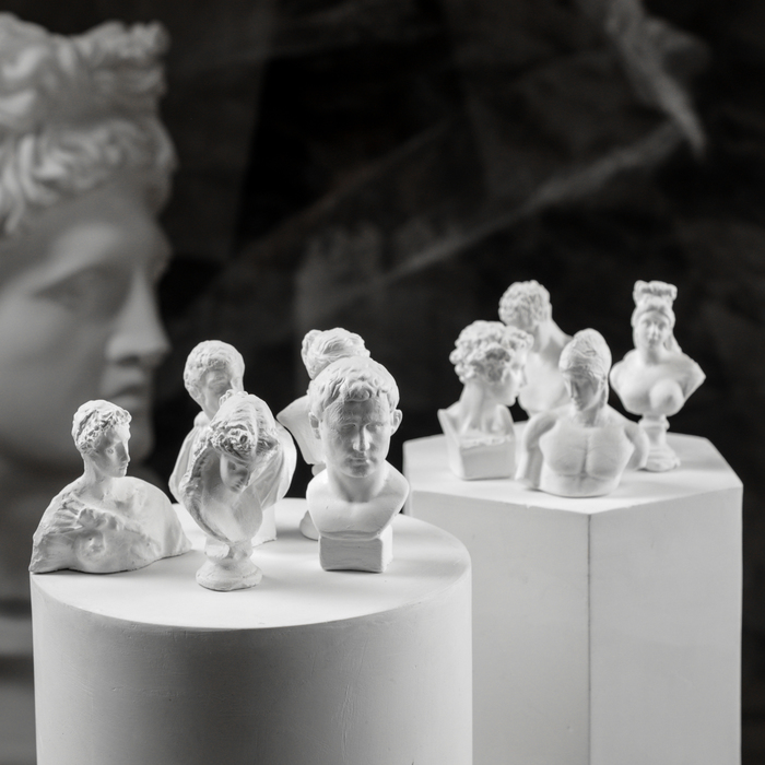 Набор мини бюстов 10 шт