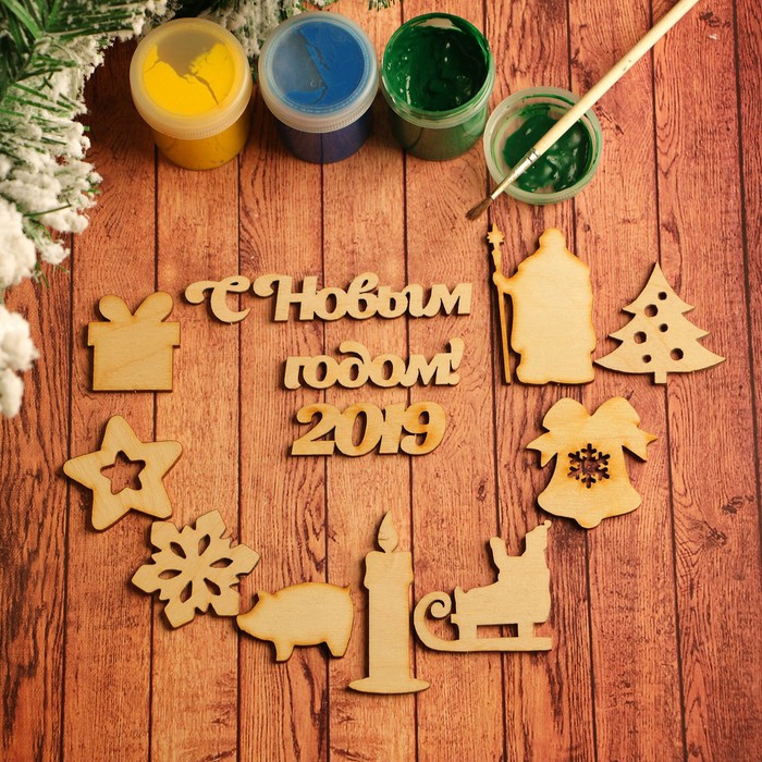 Набор для творчества «Символ года 2019», 13 фигурок