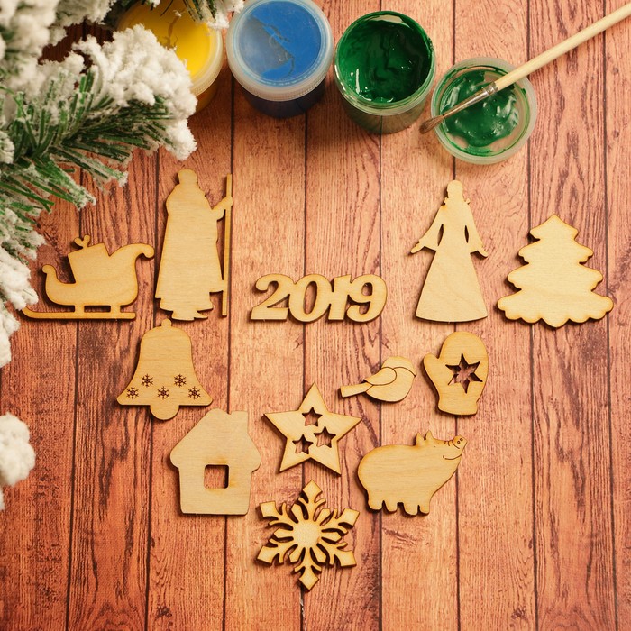 Набор для творчества «Символ года 2019», 13 фигурок