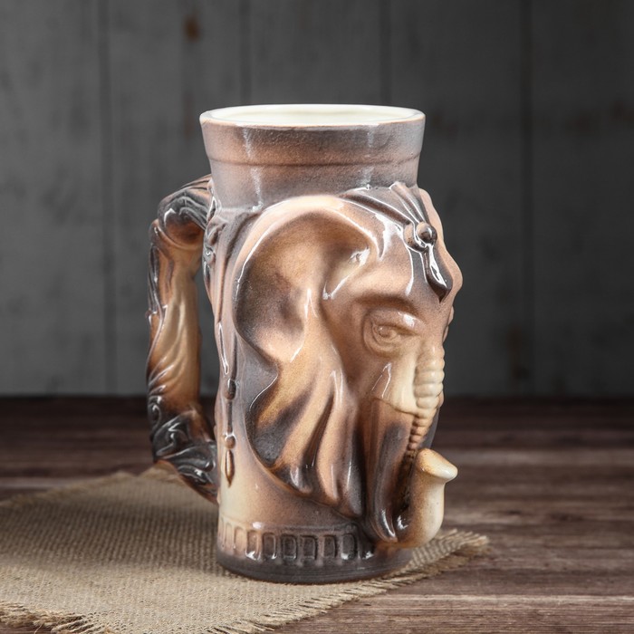 Бокал 1 л "Слон" микс