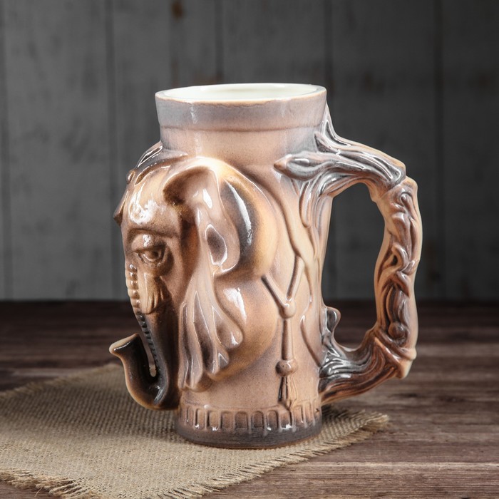 Бокал 1 л "Слон" микс