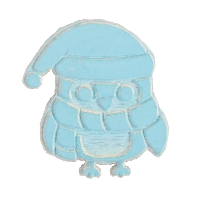 Штамп "Птенчик в шапке" 2х2,2 см