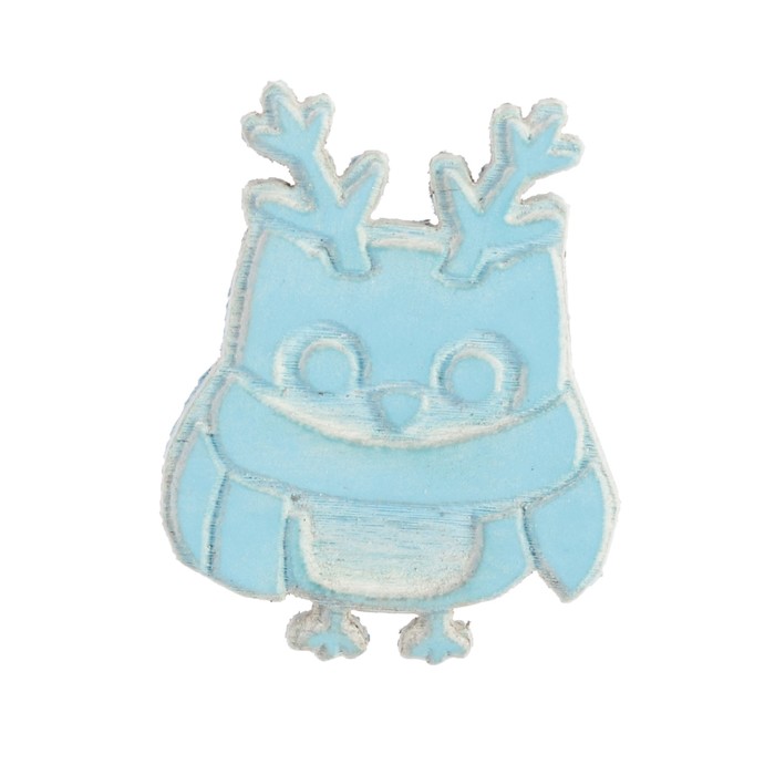 Штамп "Совушка в шарфике" 1,8х2,2 см