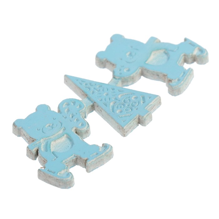 Штамп "Мишутки у ёлочки" 5х2,1 см