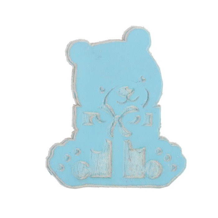 Штамп "нарядный медвежонок" 2,5х2,9 см