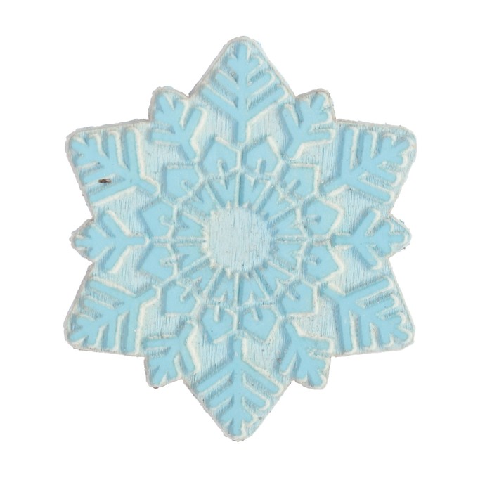 Штамп "Снежинка "Еловые веточки" 2,6х2,9 см