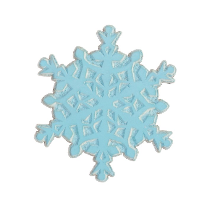 Штамп "Снежинка "Роскошь" 2,9х2,7 см