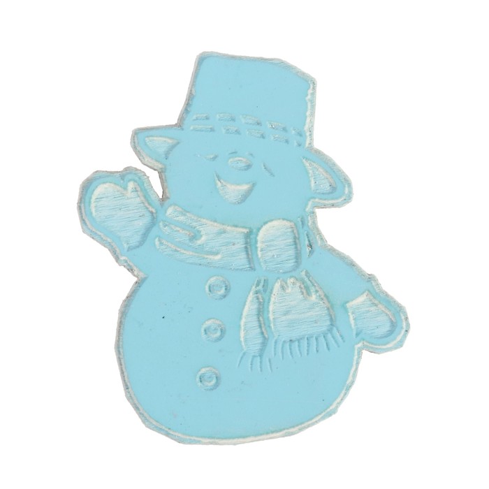 Штамп "Веселый снеговик" 2,7х3,5 см