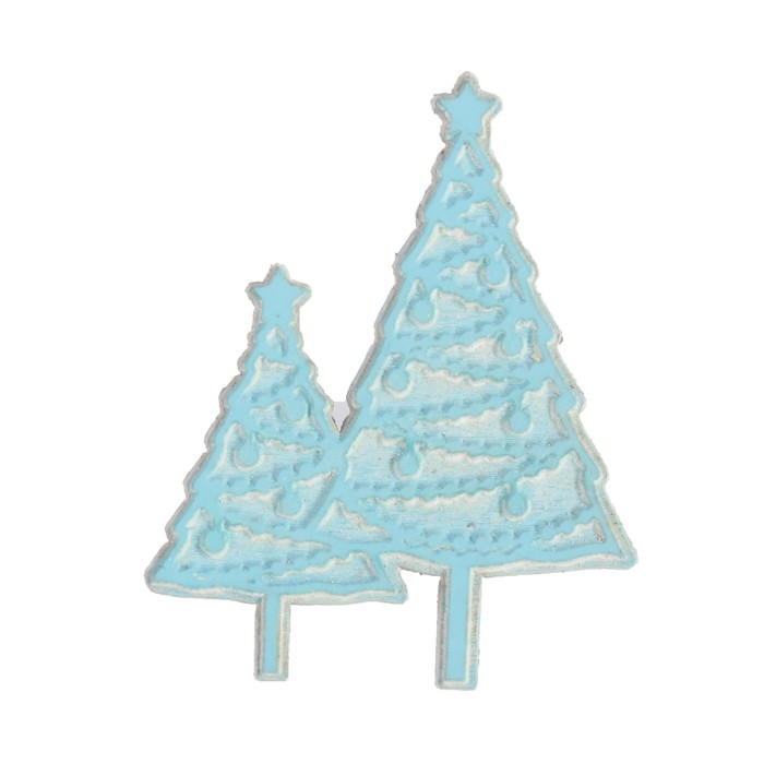 Штамп "Нарядные ёлочки" 3х3,7 см