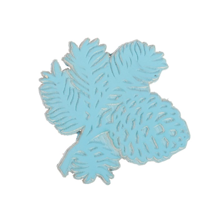 Штамп "Веточка с шишкой" 3,6х3,6 см