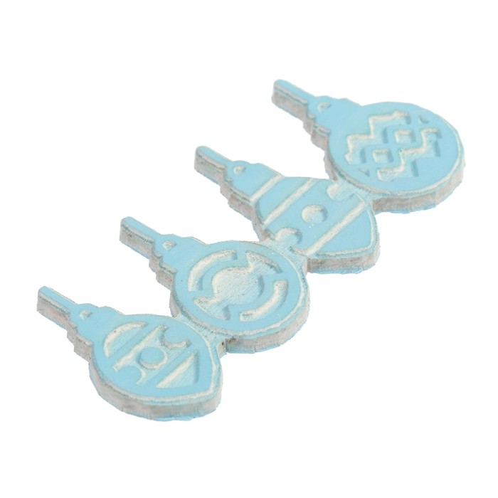 Штамп "Елочные игрушки" 4,8х2,3 см