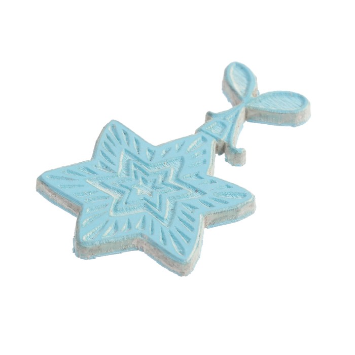 Штамп "Ёлочная игрушка "Звёздочка" 2,3х3,7 см