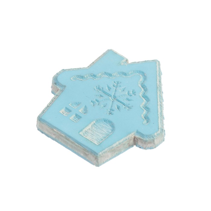 Штамп "Праздничный домик" 2х2,1 см