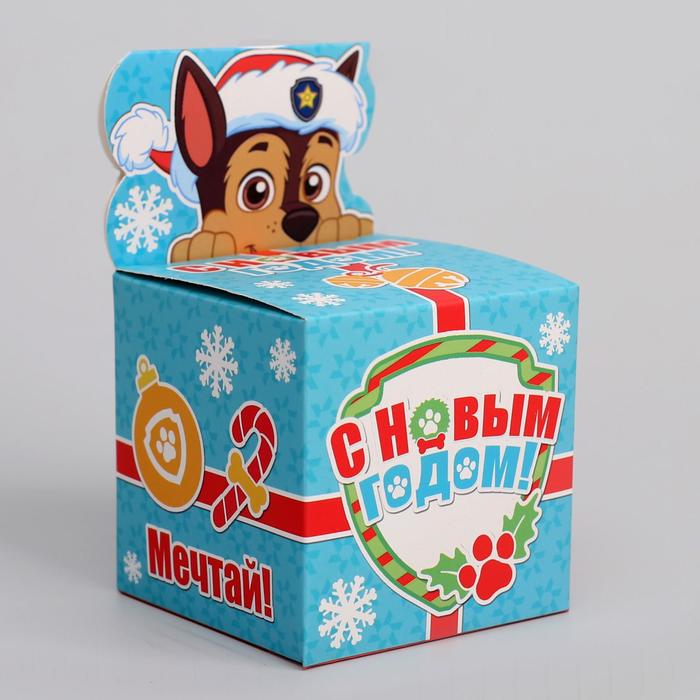 Коробка складная PAW PATROL "Мечтай", 8 х 8 х 8 см