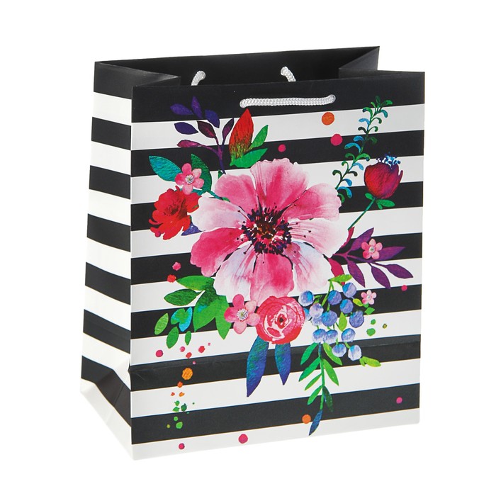 Пакет подарочный "Летний вечер", 20 х 24 х10,2 см