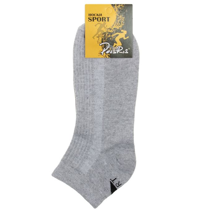 Носки женские спортивные M-267 цвет серый, р-р 23