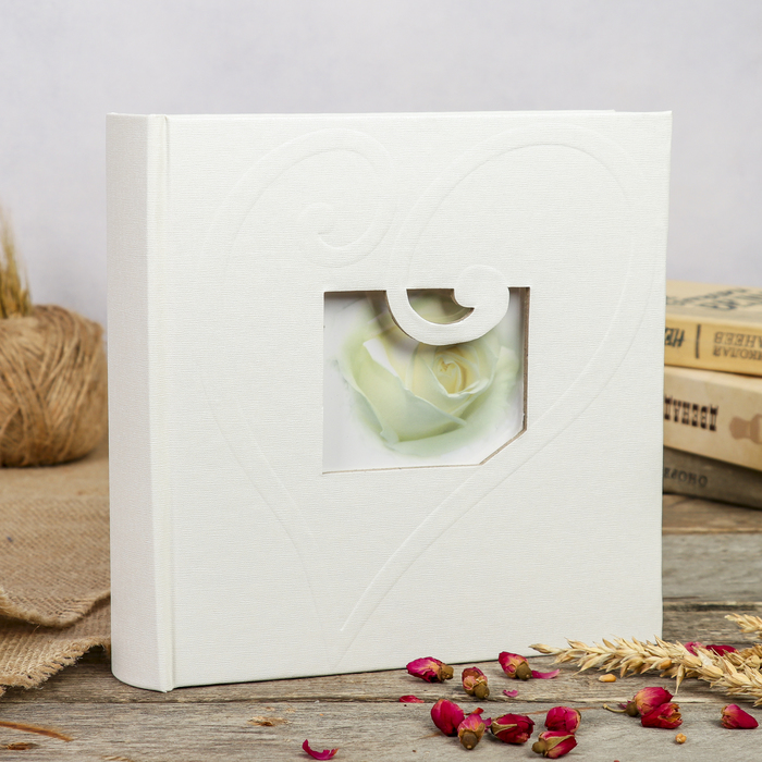 Фотоальбом на 200 фото 10х15 см  Innova  "Свадебные воспоминания" с  кармашками