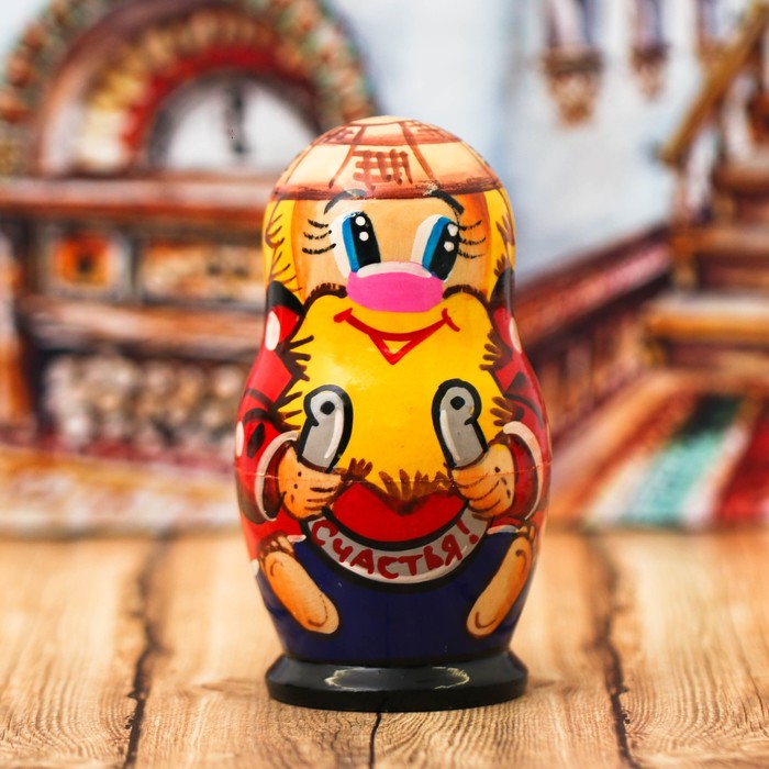 Матрешка 5 кукольная "Домовой" 10 см