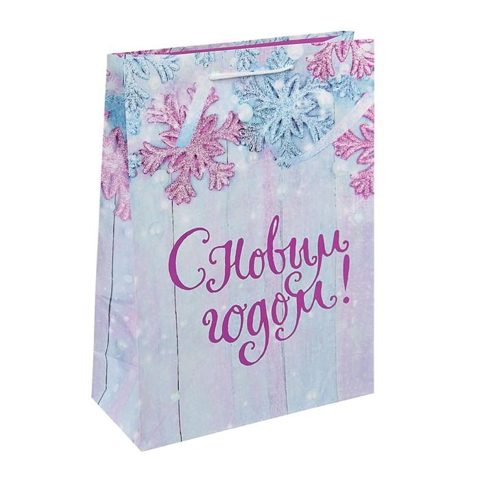 Пакет подарочный "Новый Год", 26 х 36 х 11,5 см