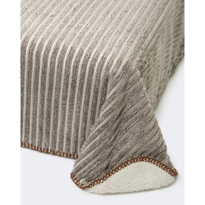 Плед Everest, размер 180х200 см, цвет кремовый, микрофибра