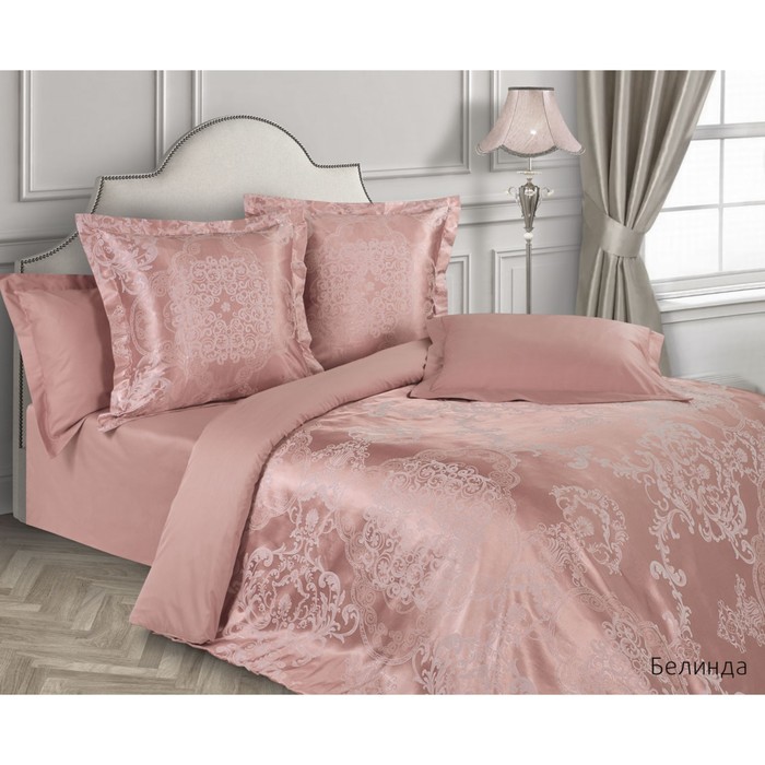 КПБ "Белинда" дуэт, 220х240 см, 145х215 см-2 шт., 50х70 см, 70х70 см по 2 шт., жаккард