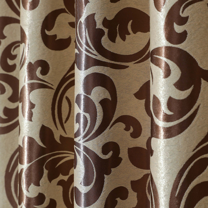 Штора портьерная 145х270 см жаккард блекаут, пэ 100%