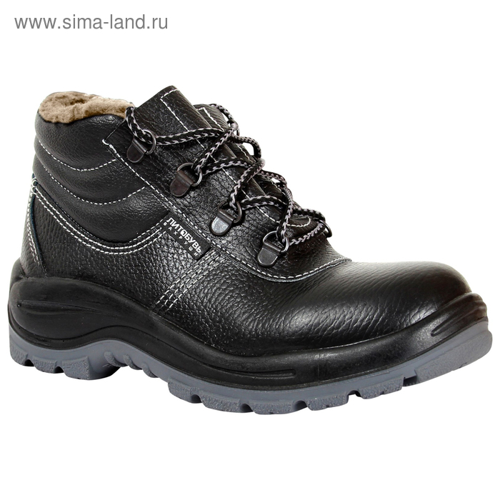 фото Ботинки кожаные зимние вло 302 t мп у, шерстяной мех, размер 36