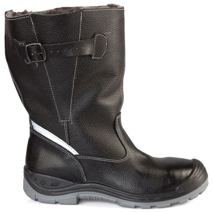 Сапоги кожаные зимние Строитель ИТР мод. А111 КП нат.мех (46)